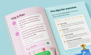 Weekly salon stock check ultimate checklist infographic featuring colorful salon products, guiding salon owners to maintain optimal stock levels and prevent running out of client favorites.
