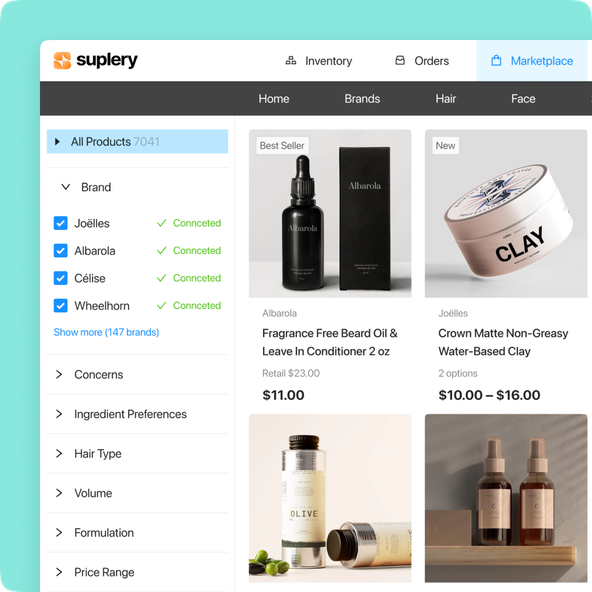 Products in marketplace in Suplery